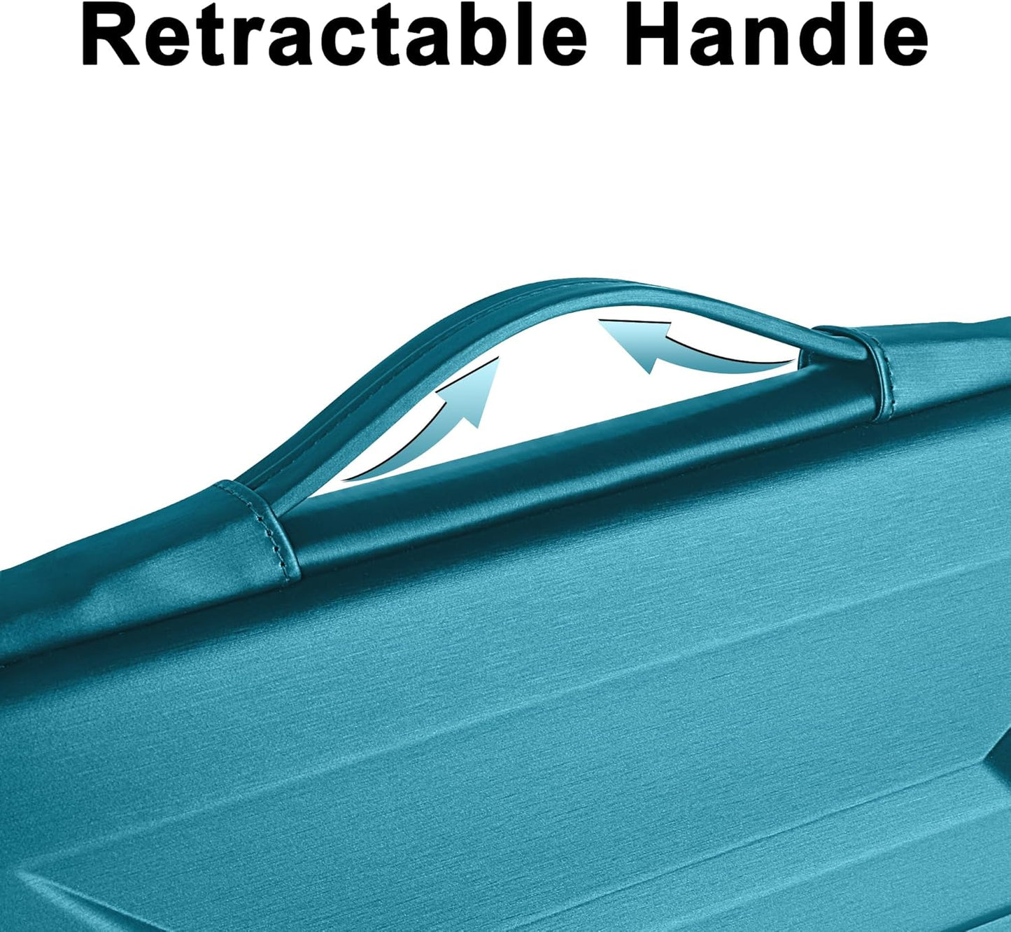 DOMISO 17 Inch Laptop Case Rugged Sleeve Waterproof Hard Shell Protective Cover Fits Most 17-17.3" Laptops/Dell XPS 17 / HP Envy 17 (Teal)