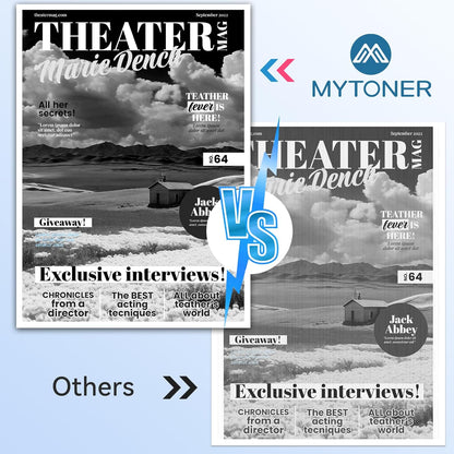 MYTONER Compatible Toner Cartridge Replacement for Brother TN760 TN-760 TN730/760 TN-730 High Yield MFC-L2690DW 2717DW MFC-L2750DW HL-L2350DW MFC-L2710DW HL-L2395DW Printer Black, 4Pack