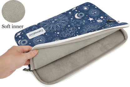 Canvaslove Laptop Sleeve Case Cover with Pocket for MacBook Pro 14 inch and 14 inch-14.4 inch HP, Lenovo, Dell, ASUS, Acer Notebook Computer（Sol De Mayo）