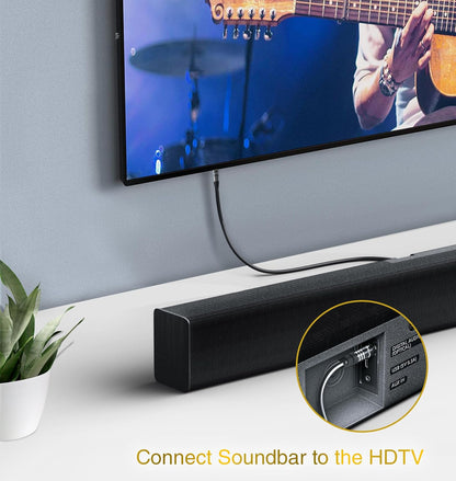 BlueRigger Digital Optical Audio Toslink Cable (1.5FT, Fiber Optic, Aluminum Shell, 24K Gold-Plated) - Compatible with Home Theatre, Sound Bar, TV, Xbox, PlayStation PS4 – Premium Series