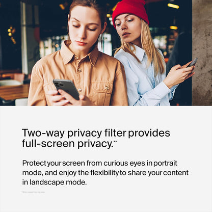 Belkin ScreenForce TemperedGlass Privacy Screen Protector for iPhone 14 Pro - Treated Surface with Anti-Fingerprint Coating and Included Easy Align Tray for Bubble Free Application