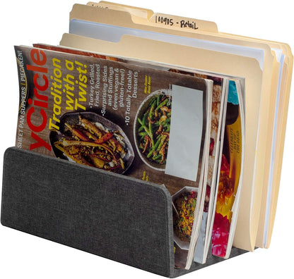 MobileVision Multi Device Stand & Organizer for Smartphones, Tablets and Laptops, Executive Dark Gray, 5 Slots