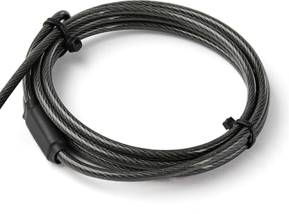 6.5 [2m] 3-in-1 Universal Laptop Cable Lock - Keyed Security Lock for K-Slot, Nano & Wedge Slot Desktop/Laptop - Anti-Theft