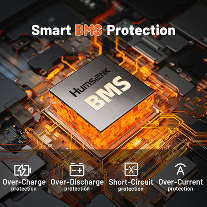 12V 310Ah LiFePO4 Lithium Battery – Max. 3968Wh, 15000+ Deep Cycle Battery with 100A BMS, Low-Temp Cutoff | A+ Grade Cells for Marine, Trolling Motor, Off-Grid Home Energy Storage, Van Life