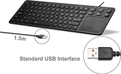Vilros 15 Inch USB Keyboard with Touchpad-Great for Raspberry Pi