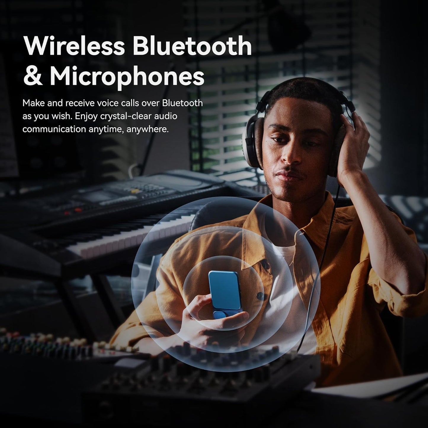 Khadas Tea Portable Headphone Bluetooth Amplifier,HiFi Hi-Res DAC USB Bluetooth 5.0, LDAC/aptX HD, PCM, DSD, MQA 32bit/384KHz ESS ES9281ACPro Qualcomm QCC5125 (Teal Blue)