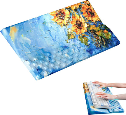 Ospelelf Ergonomic Keyboard Wrist Rest Pad Comfortable Keyboard Stand Riser Holder Pad for Office Gaming