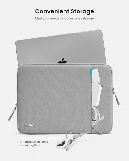 tomtoc 360° Protective Laptop Sleeve for 15.6 Inch Acer Aspire 1/3/5/7, Chromebook, Lenovo IdeaPad L3, HP Pavilion/Envy, ASUS Chromebook/VivoBook, Water-Resistant Notebook Accessory Bag Case