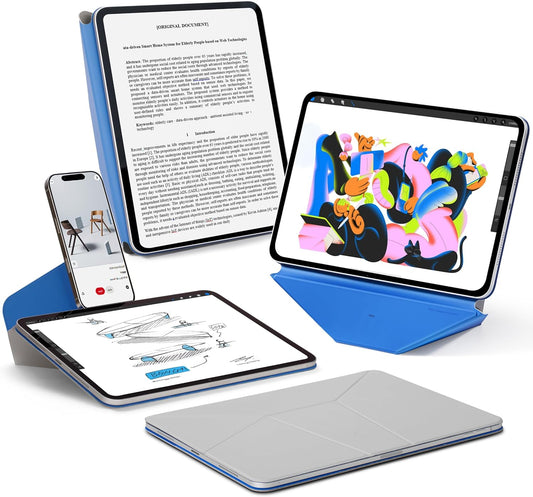 MOFT Dynamic Folio Case for iPad Pro 13-inch(M5 2025/M4 2024), Silm Magnetic Stand Case with 20+ Viewing Angles, Auto Wake/Sleep, Ultra Thin, Cement x Sapphire