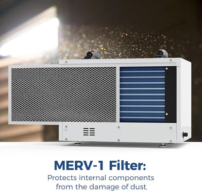 ALORAIR Crawl Space Dehumidifiers 120 PPD Moisture Removal, Crawlspace Dehumidifiers Commercial Dehumidifier for Basement, Auto Defrost, cETL Listed