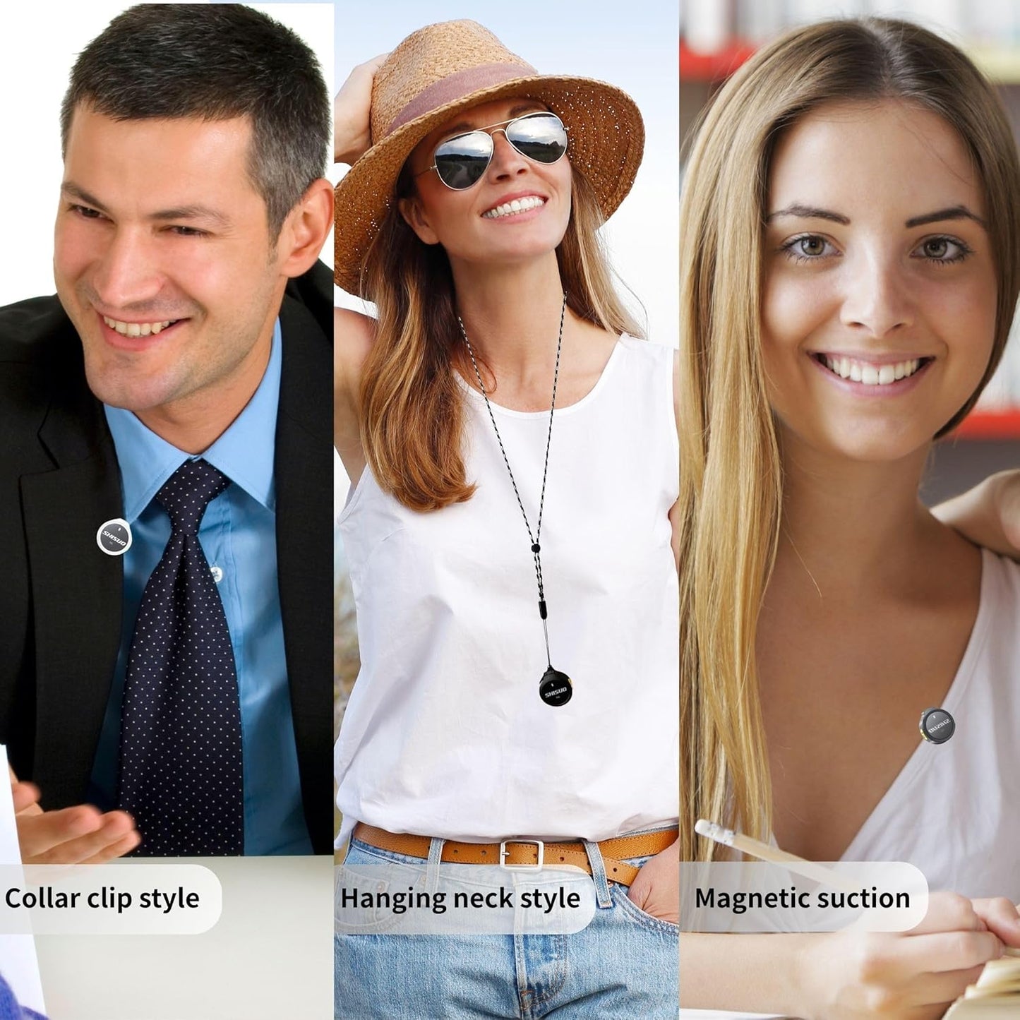 Pro Lavalier Microphone for Podcast Recording, Wireless Clip-On Mic with Pocket Charging Case, Compatible with iPhone Android PC MacBook for YouTube Vlogging Video