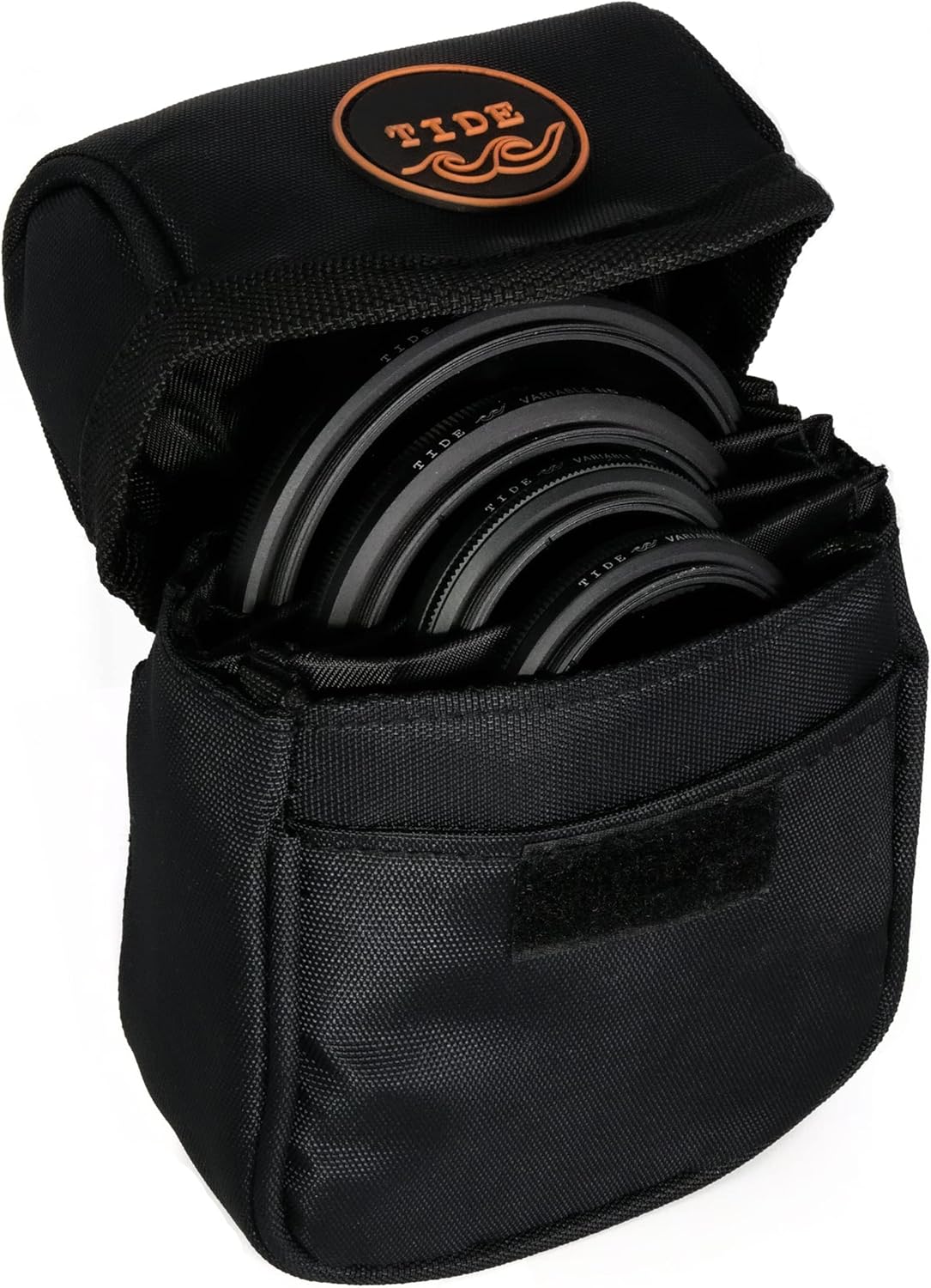 Tide Optics Filter Pouch | Holds 5 Filters Up to 86mm | Durable Protective Case Bag for Photography Camera Filters | Water & Dust Resistant…