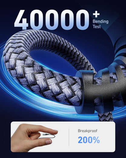 USB C to Lightning Cable Fast Charging 2Pack 6ft [Apple MFi Certified] iPhone Charger Cable Compatible with iPhone 14/13/12/11 Pro Max and USB C Female to USB A Male Adapter with Keychain