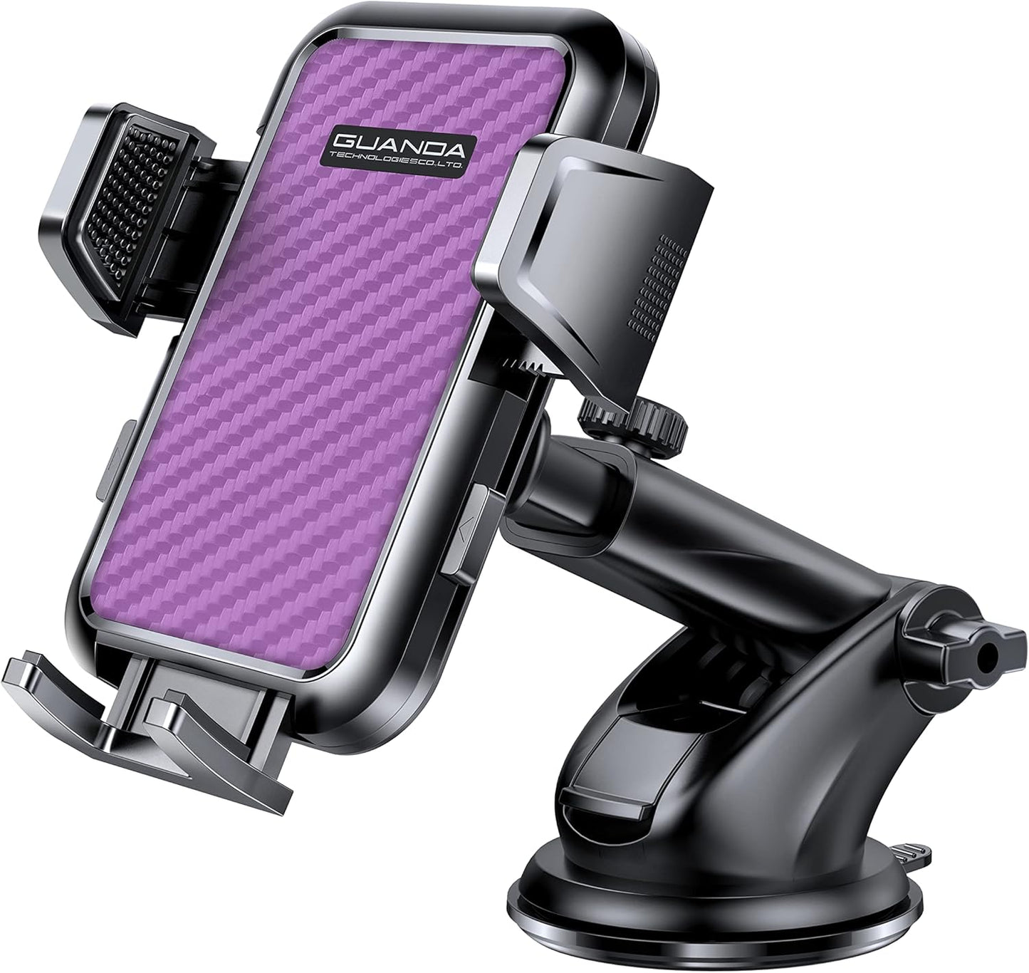 Universal Car Phone Holder for Dashboard Windshield, Hands Free Phone Mount for Car, Automobile Cradles Desk Phone Holder Stand with Suction Cup for iPhone, Samsung, LG and All Android Smart Phones