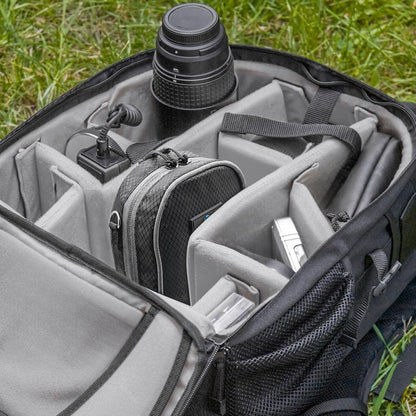 Lightdow Camera Filter Bag - Detachable 8-Slot Lens Carry Case with Belt Loop Pouch - Water-Resistant & Dustproof Design for 37mm-95mm Filters