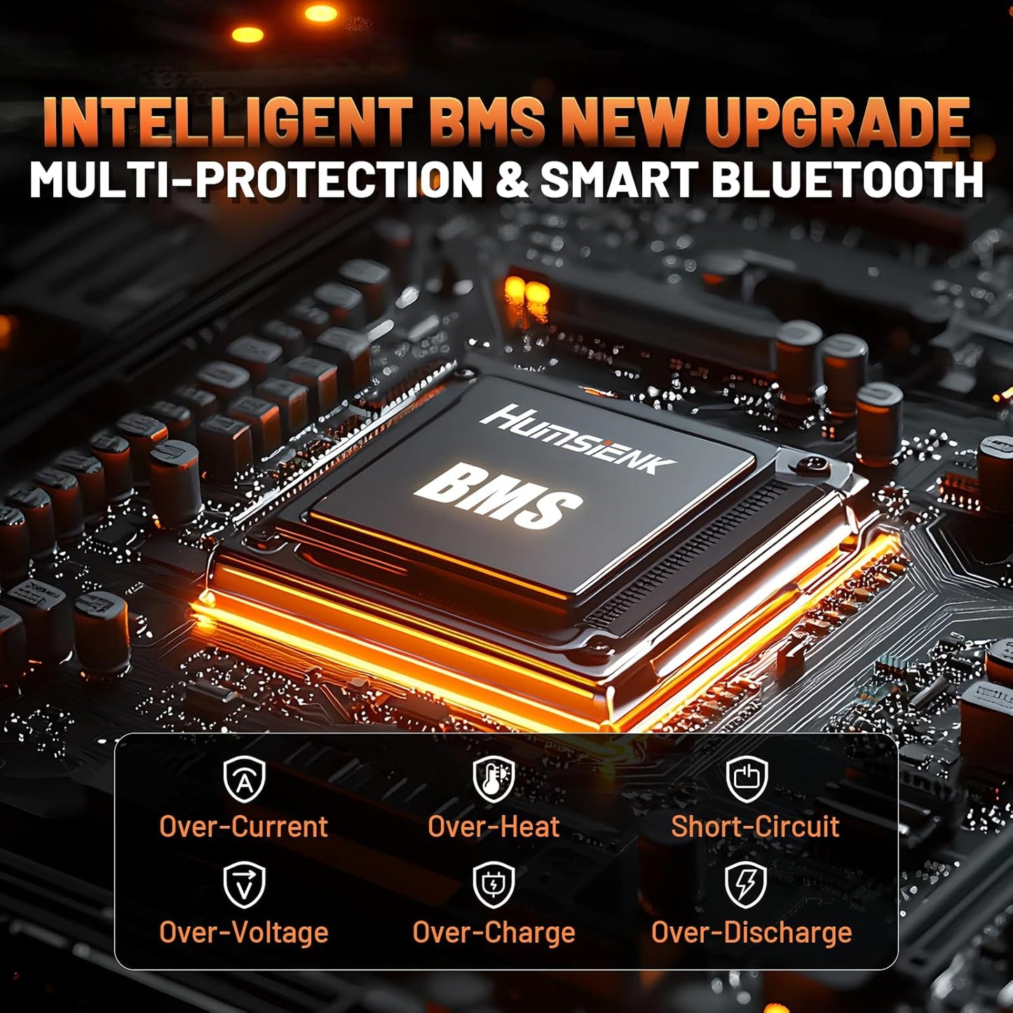 Bluetooth 12V 300Ah Battery LiFePO4 Lithium Built-in 100A BMS, 15000 Deep Cycles Battery 3840Wh with Low-Temp Protection for RV Marine Trolling Motor Home Energy Storage Off-Grid Living