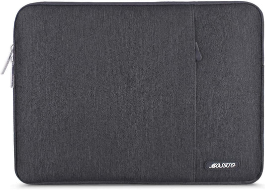 MOSISO Laptop Case 12.3 inch, 11.6-12.3 inch Laptop Sleeve Compatible with MacBook Air 11.6, Acer HP Dell Lenovo Samsung, Surface Pro, Polyester Vertical Computer Sleeve Bag with Pocket, Space Gray