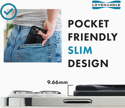 LoveHandle PRO MagSafe Compatible Magnetic Phone Grip w/Kickstand - Mount, Strap and Stand for Smartphone and Tablet - MagSafe Ring Included - Fits All Devices - The Starry Night