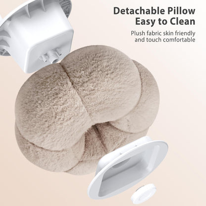 CreaDream Pumpkin Tablet Pillow Stand Holder for Kindle iPad, Adjustable Phone Pillow Stand for Lap Bed with Detachable Snack Bowl, Compatible with 4.7"-13" Tablet, iPad, iPhone, Samsung Tabs, Kindle