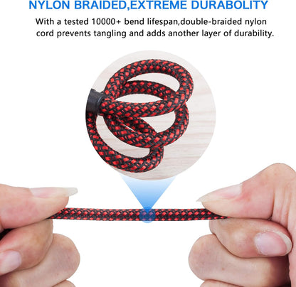 Male to Male Audio Cable 20Ft, 90 Degree TRRS 3.5mm 4 Pole Nylon Braided Stereo Aux Cable for Headphones, PS4, Phone, Tablets, Headset, PC, Laptop and More (20Ft)