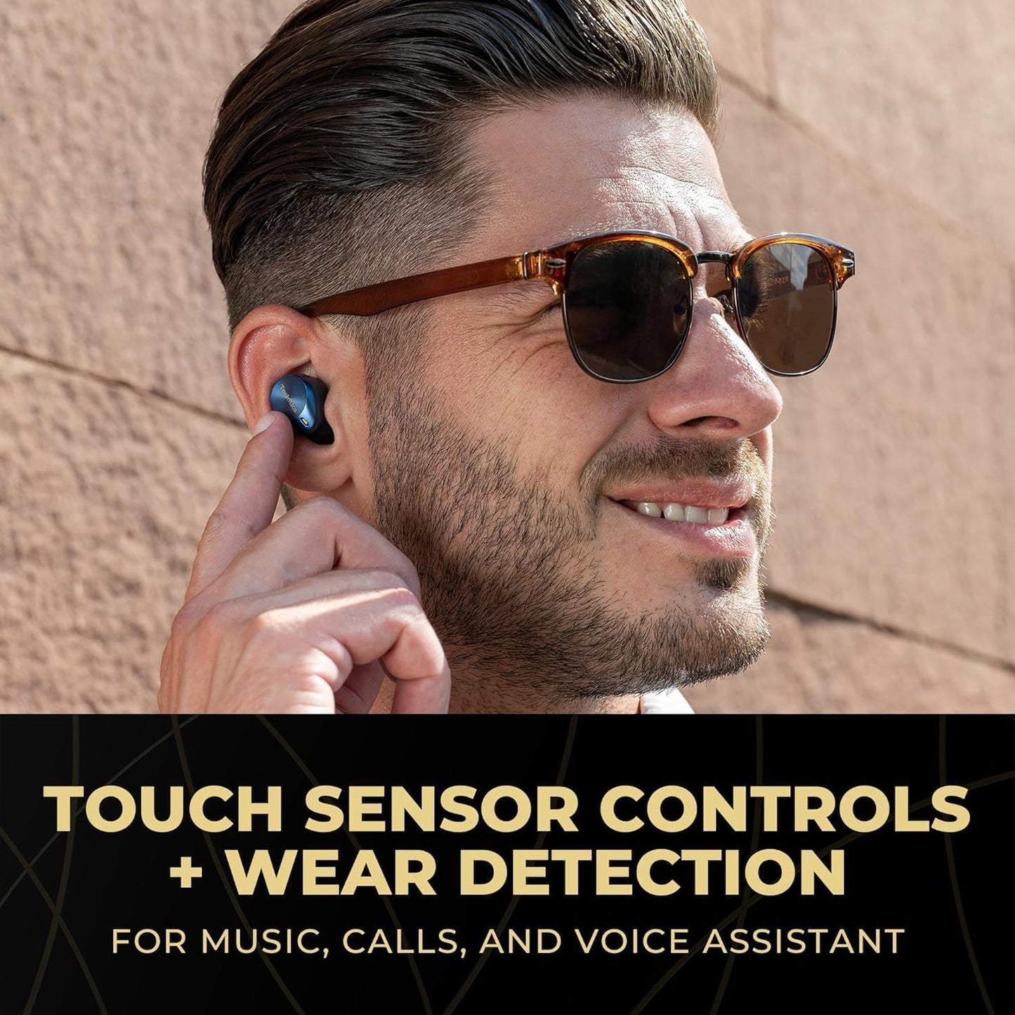 Technics EAH-AZ80-A Premium Hi-Fi True Wireless Bluetooth Earbuds with Advanced Noise Cancelling - Midnight Blue