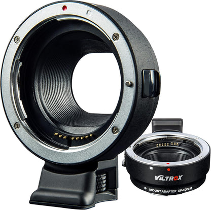 VILTROX EF-EOS M Mount Camera Adapter,Autofocus Lens Converter Ring,EF-M Lens Adapter Compatible with Canon EF/EF-S Series Lens/Canon EOS M Series Mirrorless Camera EOS M1 M2 M3 M5 M6 M10 M100