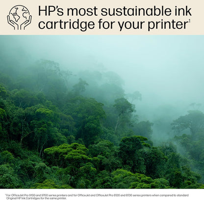 HP 936e Black EvoMore Ink Cartridge Printers | Works with Printer Series: OfficeJet 9120, Pro 9100, Pro Wide Format 9700 | Carbon Neutral | 4S6V6LN