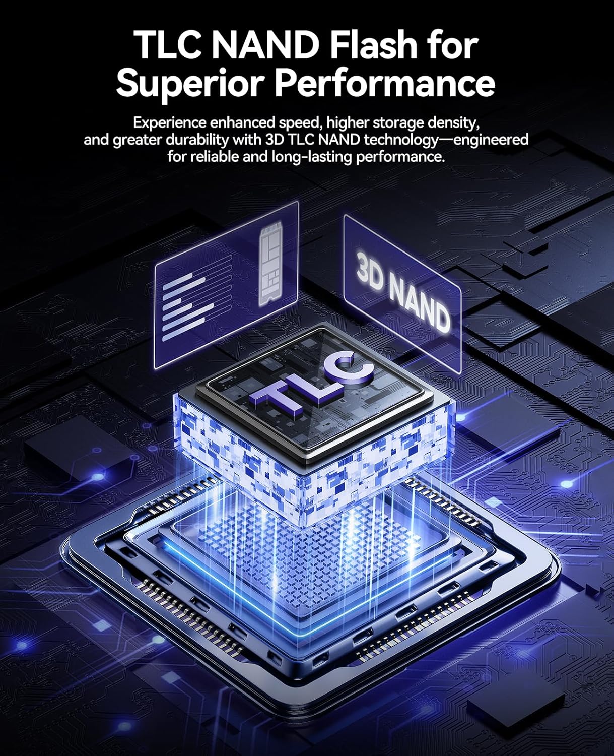 ORICO OSC 4TB M.2 NVMe SSD for Desktop PC, PCIe 4.0 Internal SSD with 7450MB/s Read, TLC NAND, Pre-Installed Pro-Grade Finned Heatsink, Innovative IceArmor Cooling, M.2 2280 Drive