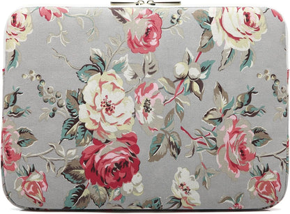 Canvaslove Grey Rose Laptop Sleeve Case Bag with Pocket for MacBook Air 13 inch,iPad Pro 13 inch and 13.3 inch-13.5 inch Laptops