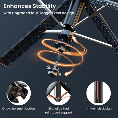 71" Selfie Stick Tripod with Wireless Remote & 2 Fill Lights, Tall Phone Tripod Stand with Quad-Leg Base, Aluminum Alloy White Stick for iPhone, Android, GoPro, Vlogging & Video