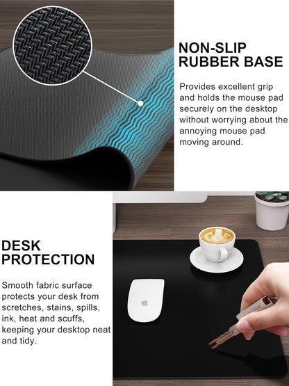 TopMade Mouse Pad with 15W Wireless Charging & Phone Holder, 31.5" x 15.75" XXL Large Desk Pad, Waterproof Gaming Mousepad Home Office Desk Mat (Includes 20W PD Power Adapter & 6.56ft Woven Cable)