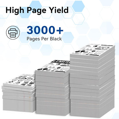 LEMERO Compatible Toner Cartridge Replacement for Brother TN830XL TN830 TN-830 Black High Yield Toner Cartridge Work with DCP-L2640DW HL-L2460DW HL-L2480DW HL-L2405W MFC-L2820DW Printer 830XL 2-Black