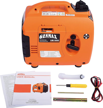 GENMAX Generator，EPA Compliant, Eco-Mode Feature, Ultra Lightweight for Backup Home Use & Camping
