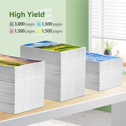 LC3033 Ink Cartridges Compatible for Brother LC3033 BK/C/M/Y Ink Cartridges LC 3033 LC3033XXL LC3035 High-Yield Work with MFC-J995DW MFC-J805DW MFC-J815DW, MFC-J995DW XL MFC-J805DW XL Printer (4 Pack)