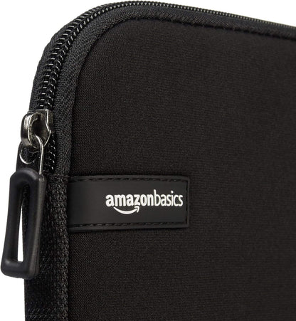 Amazon Basics 11.6 inch Laptop Sleeve, Protective Case with Zipper - Black