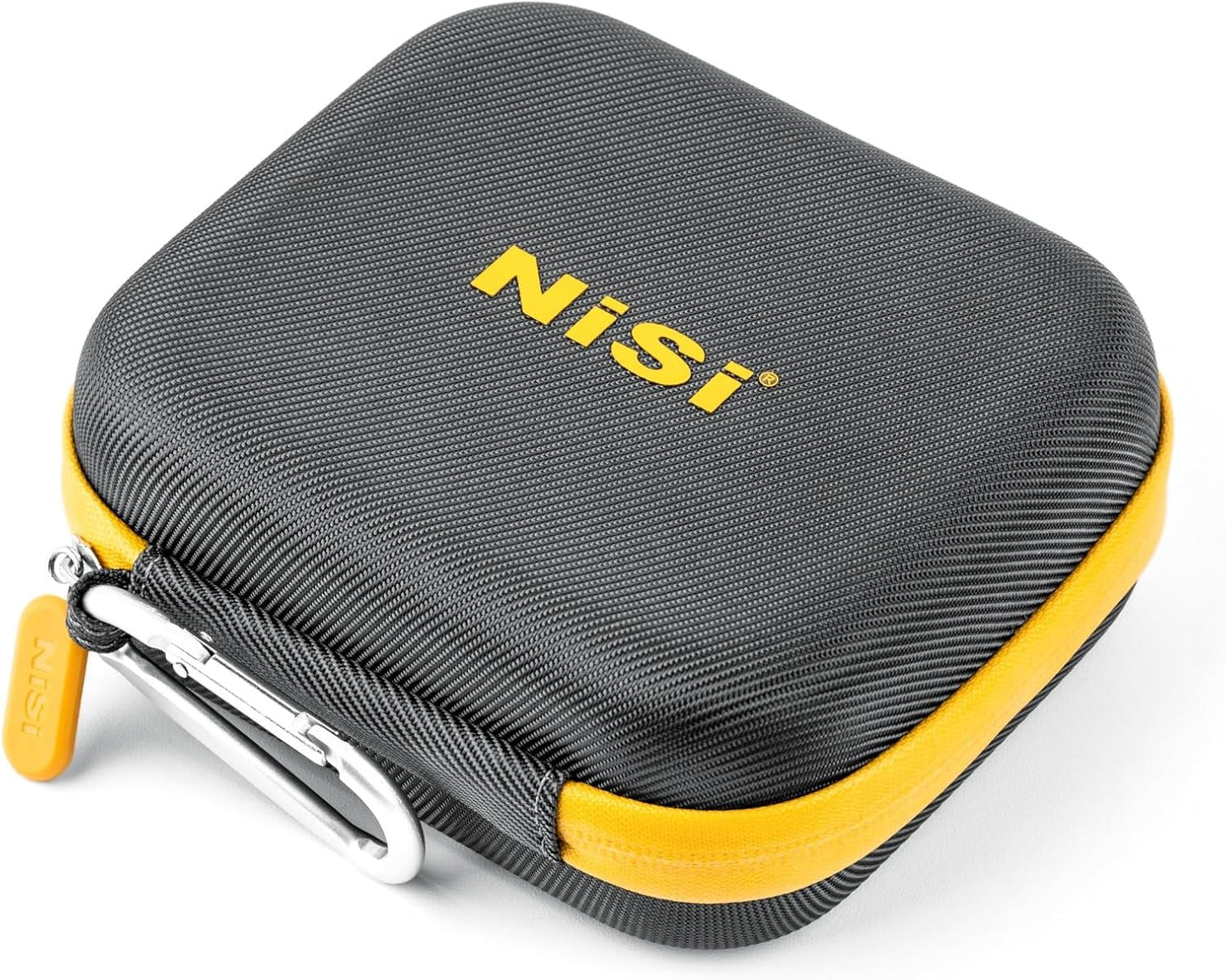 NiSi - Caddy II Circular Filter Case, Portable and Lightweight Camera Lens Pouch for 8 Filters, Fits Up to 95mm, Waterproof and Shockproof, Larger Opening Lens Bag, Caddy Case with Metal Hanging Clip