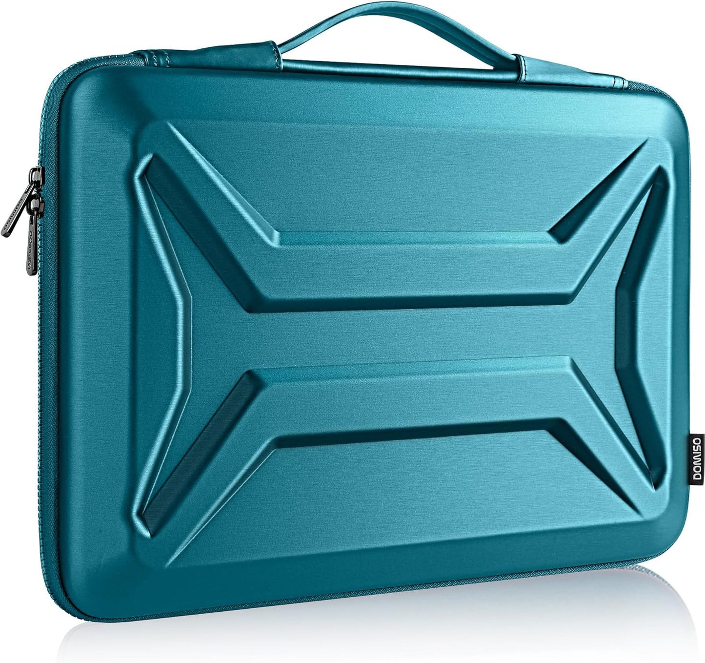 DOMISO 17 Inch Laptop Case Rugged Sleeve Waterproof Hard Shell Protective Cover Fits Most 17-17.3" Laptops/Dell XPS 17 / HP Envy 17 (Teal)