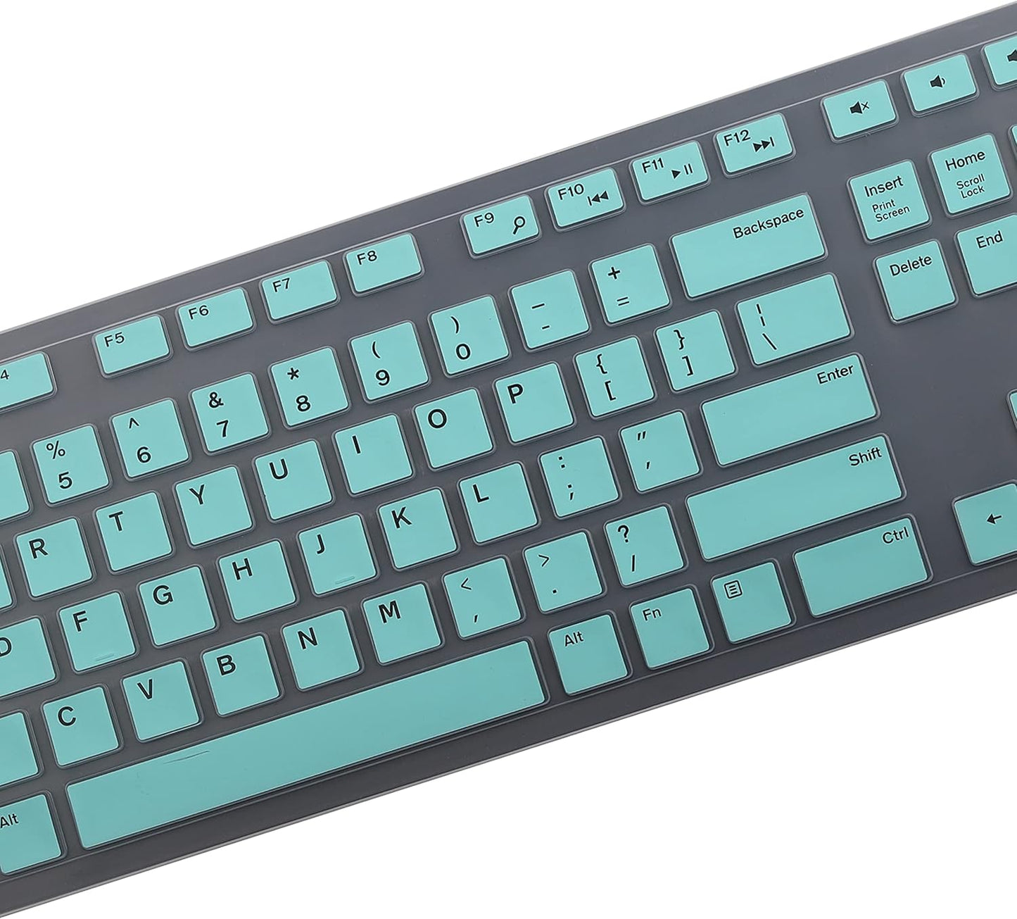 Keyboard Cover Skin for Dell KM636 KB216 KB216t KB216d KB216p Wired & Wireless Keyboard, Dell Optiplex 5250 3050 3240 5460 7450 7050, Dell Inspiron Desktop 24" 27" 5400 5490 7700 7790 3475 3670 3477