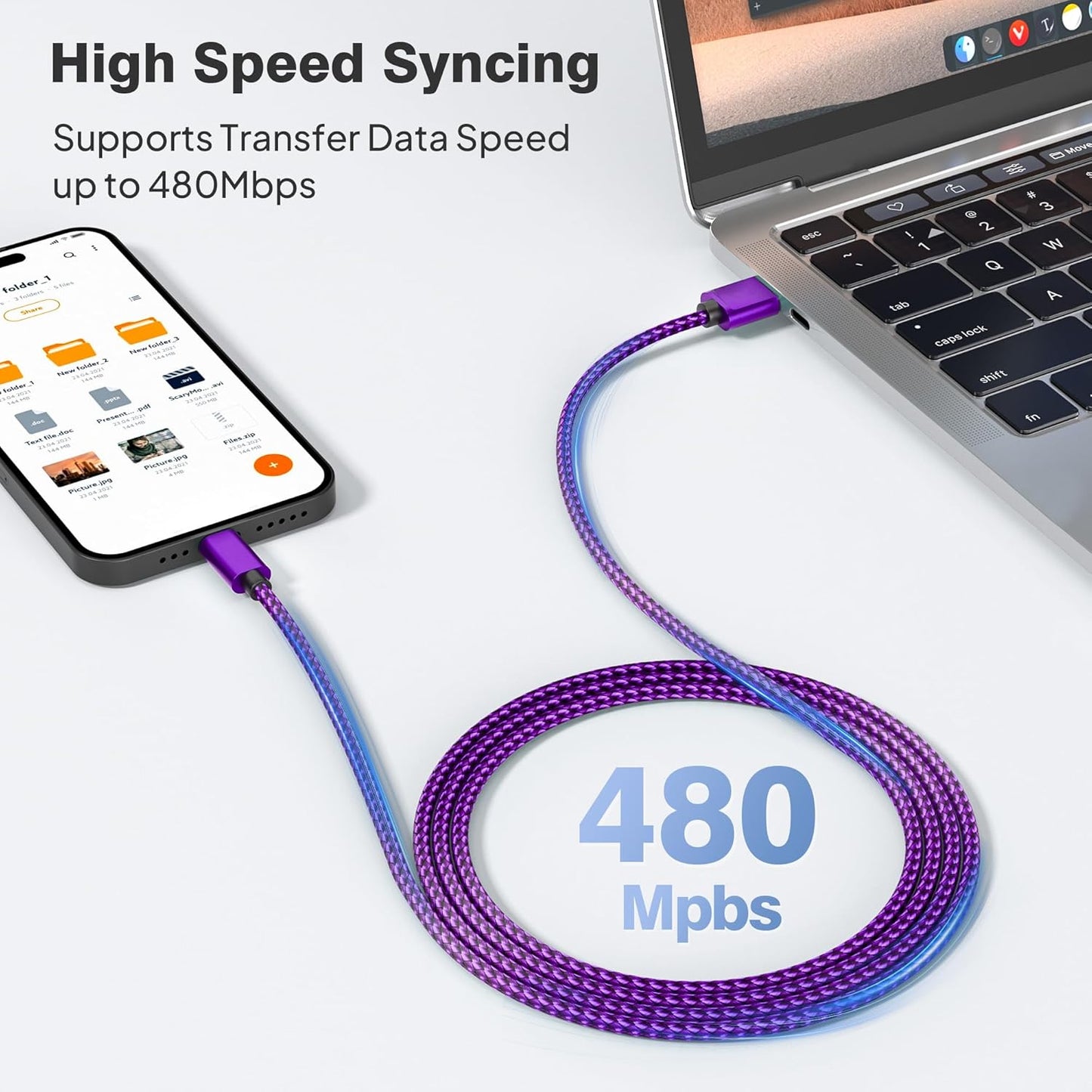 Elebase for iPhone 16 Pro Max Car Charger Cable 1.5/3.3/6.6FT 3 Pack,Type C Charging Cord for Car iPhone 16 Plus 15,Kindle Fire HD 2022 12th,10 9th,8 10th Generation,Samsung Galaxy S24,S23,A54 Flip 6