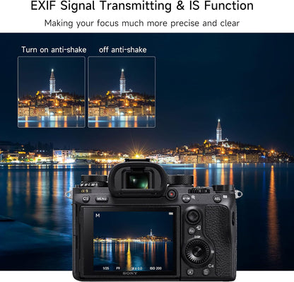 VILTROX EF-NEX IV Lens Adapter - Auto-Focus EF to E Mount Ring Compatible with Canon EF/EF-S Lens for Sony E Mount Camera: NEX A9II, A7III, A9, A7RIII, A7RII, A7R, A7M3