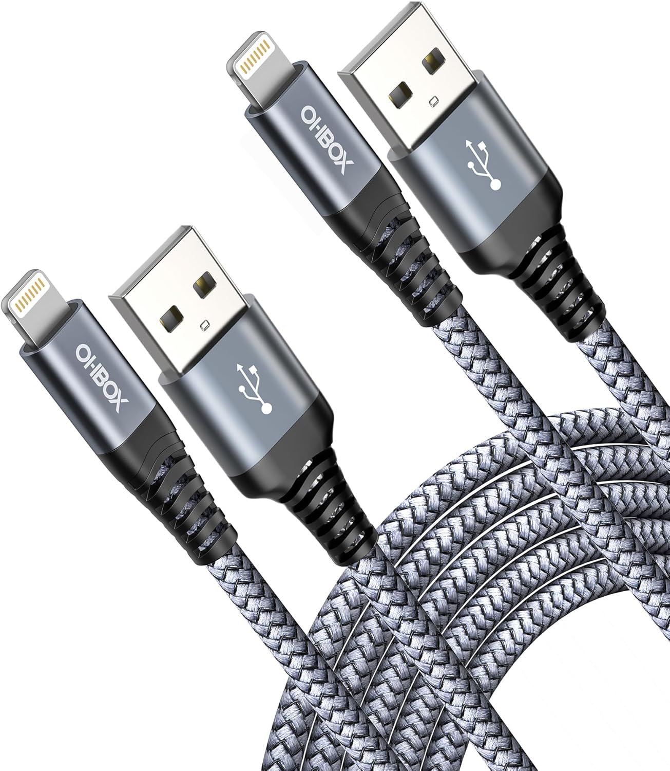 Lightning Cable 3FT 2Pack iPhone Charger Cable MFi Certified Apple Charging Cord Compatible with iPhone 14/13 / 12/11 / Pro Max/X/Xs Max/Xr /8 Plus/ 7 Plus/ 6S Plus / 6 Plus/iPad