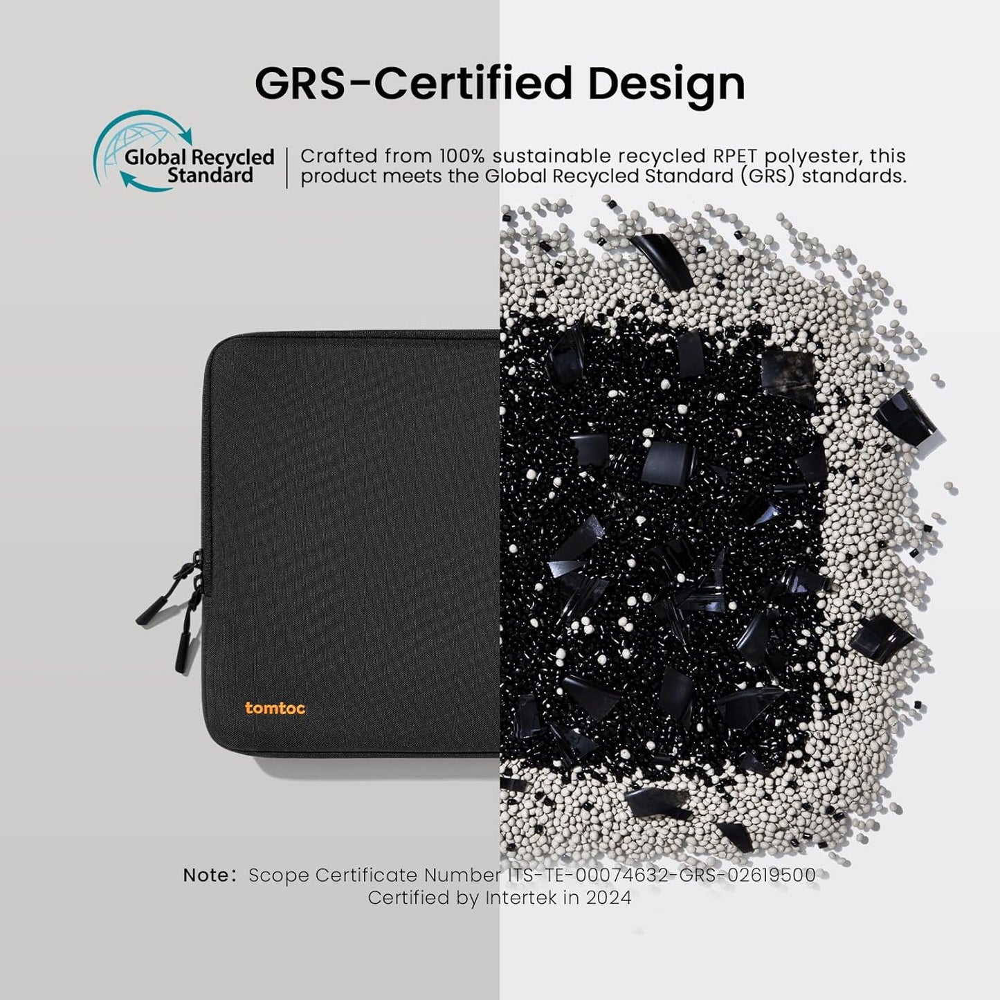 tomtoc 360 Protective Laptop Sleeve for 14-inch MacBook Pro M4/M3/M2/M1 Pro/Max A3112 A3401 A3185 A2992 A2918 A2779 2024-2021, Water-Resistant Case Bag with Accessory Pocket for 13.8 Surface Laptop 7