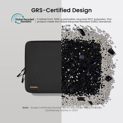 tomtoc 360 Protective Laptop Sleeve for 14-inch MacBook Pro M4/M3/M2/M1 Pro/Max A3112 A3401 A3185 A2992 A2918 A2779 2024-2021, Water-Resistant Case Bag with Accessory Pocket for 13.8 Surface Laptop 7