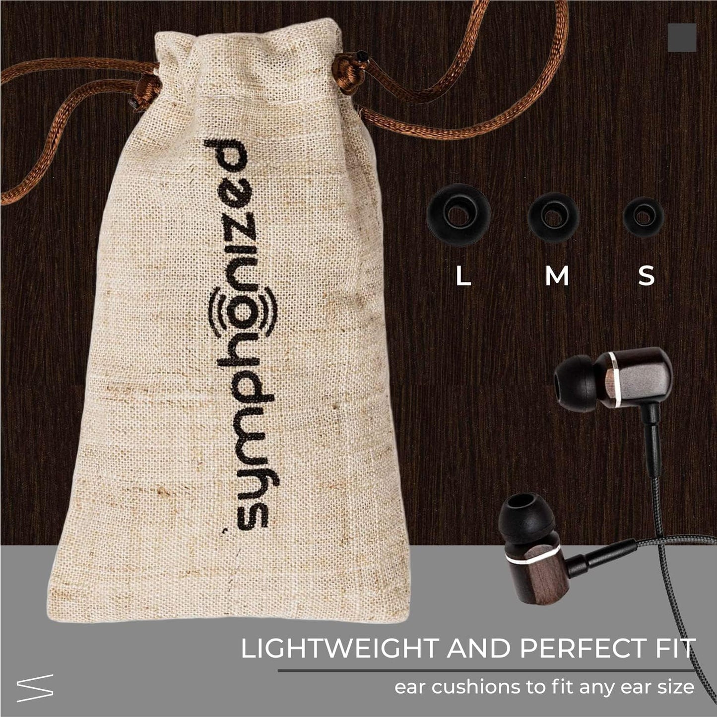 Symphonized Wired Earbuds with Microphone – 90% Noise Cancelling Ear Buds with Mic, in Ear Headphones Wire for Computer & Phone, Earphones 3.5 mm Jack