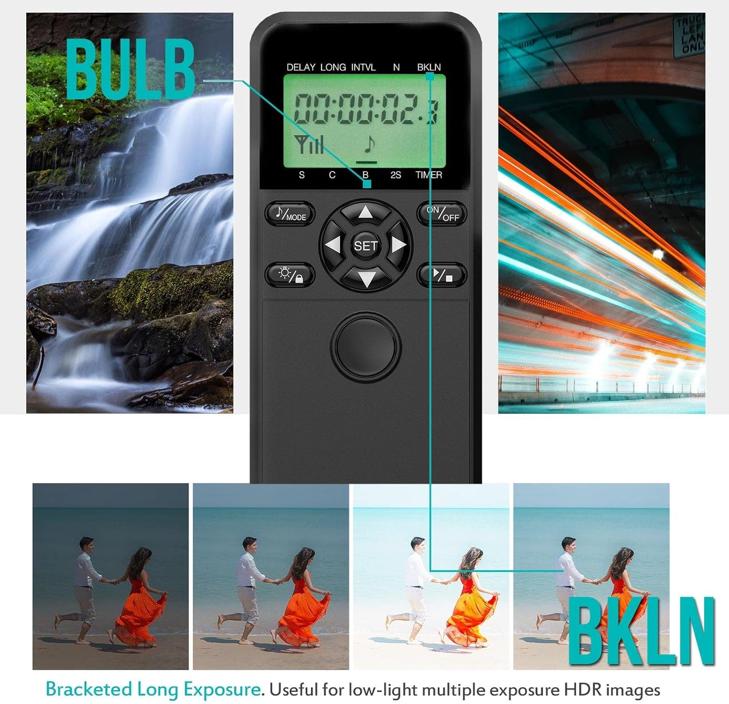 Wireless Shutter Camera Remote Intervalometer Timer Compatible with Sony a9, a9M2, a7, a7M2, a7M3, a7RM2, a7RM4, a7SM2, a6600, a6500, a6400, a6100, ZV-1; Replaces Sony RM-SPR1 Cable