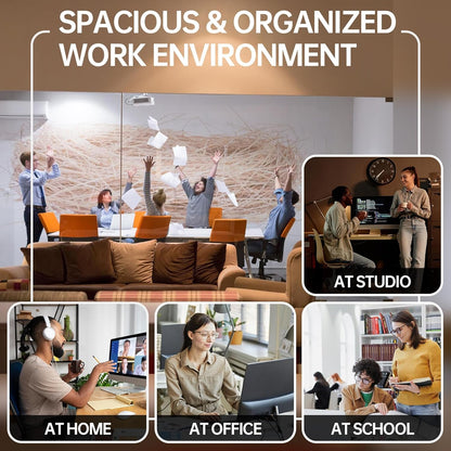 12 Pcs Desk Grommet 2 inch(50mm), Desk Hole Grommet, Cable Grommet, Desk Hole Cover, Desk Cord Hole Cover, Desk Cable Hole Cover with Hole Saw, Desk Wire Hole Insert, Furniture Hole Cover(Black)