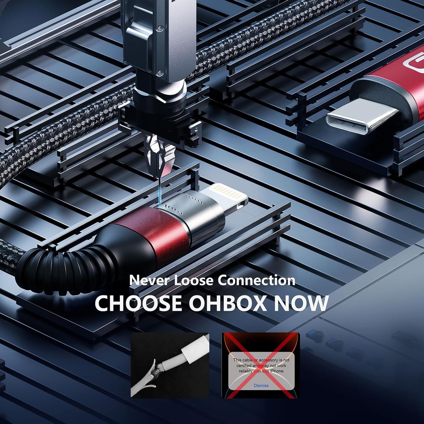 USB C to Lightning Cable 6ft 3Pack [Apple MFi Certified] iPhone Charger Fast Charging Cord Braided Type C to Lightning Cable for iPhone 14 13 12 11 Pro Max XR XS 8 Plus iPad/iPod/AirPods