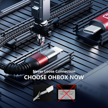 USB C to Lightning Cable 6ft 3Pack [Apple MFi Certified] iPhone Charger Fast Charging Cord Braided Type C to Lightning Cable for iPhone 14 13 12 11 Pro Max XR XS 8 Plus iPad/iPod/AirPods