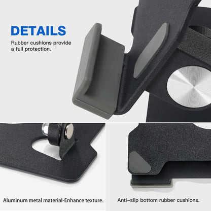 KABCON Tablet Stand,Tablet Holder for iPad,Adjustable Portable Multi Angle Desktop Stand Compatible with iPad Pro 9.7 10.5 12.9 Air Mini 1-4,Galaxy Tabs,Surface Pro Tablets,Kindle,E-Reader,Nexus