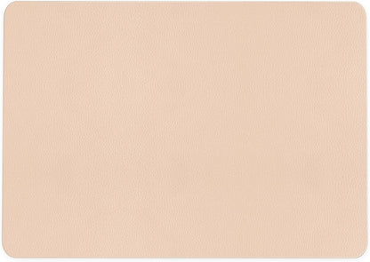 Nekmit Leather Desk Blotter Pad 17 x 12 Inches, Flat, Non-Slip, Waterproof, Apricot